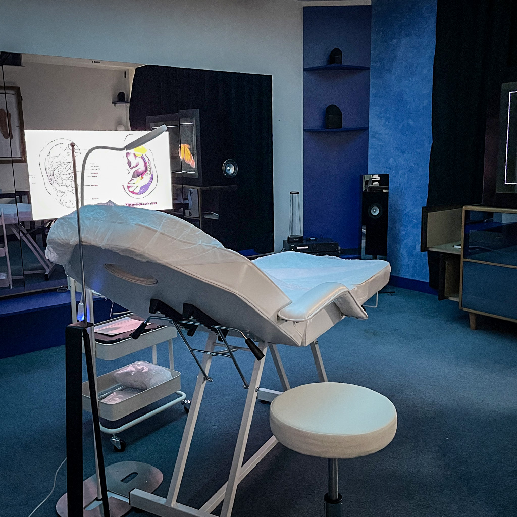 Salle Laser Start Center préparée avant rendez-vous